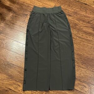 Athleta Forest Green Nolita Wide-Leg Pants